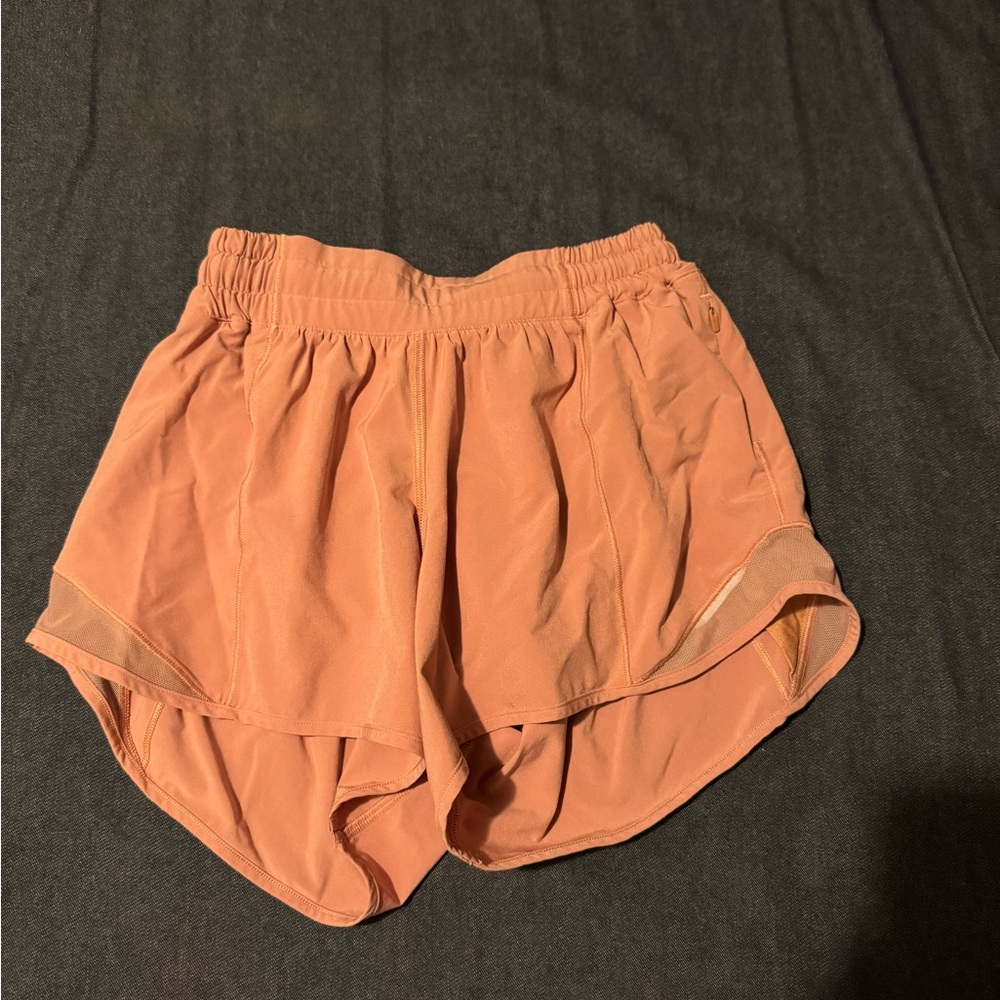 lululemon athletica Peach Hotty Hot Shorts